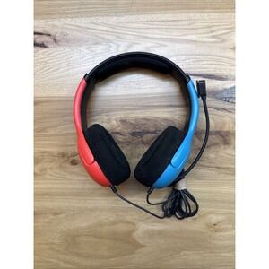 PDP Gaming Neon Blue/Red Over the Ear Wired Gaming Headset for Nintendo Switch